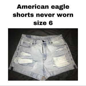 American eagle jean shorts never worn
